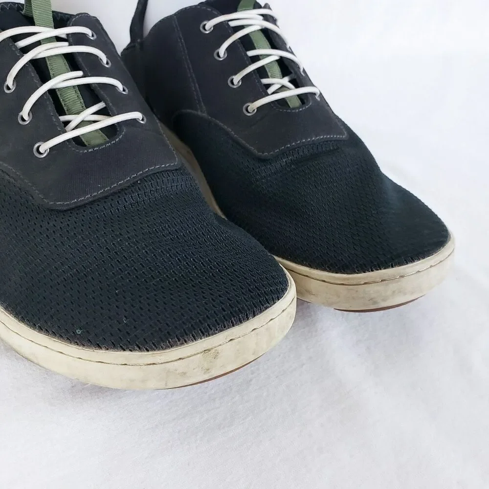 Olukai Nohea Moku No Tie Sneakers Mens 11 Gray Boating Beach Travel